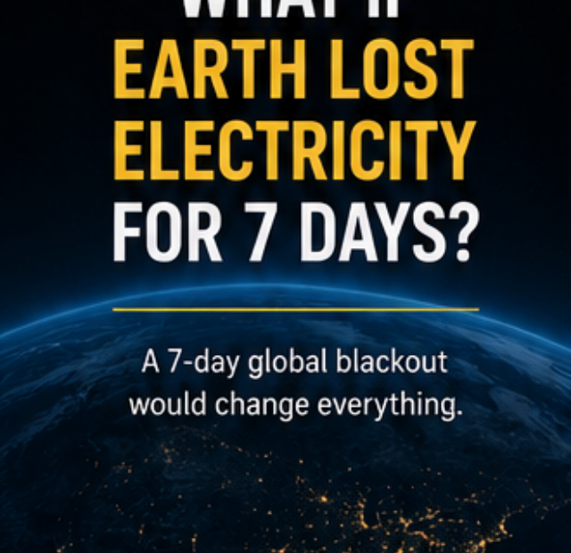 Earth Lost Electricity for 7 Days