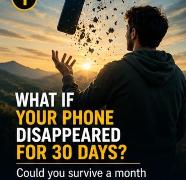 What If Your Phone Disappeared for 30 Days?