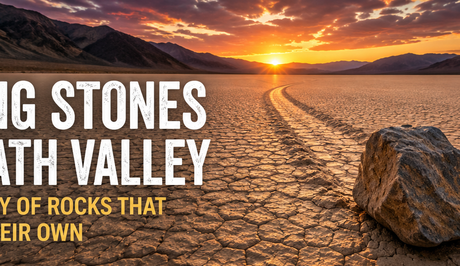 Sailing Stones of Death Valley