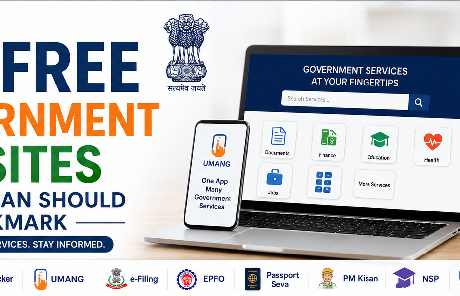Free Government Websites India